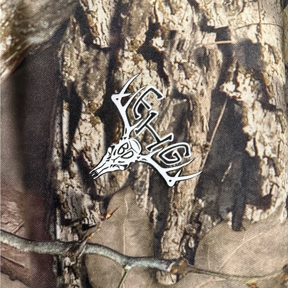 EHG Mossy Oak Camouflage Hoodie, Size XL - Picture 3 of 9